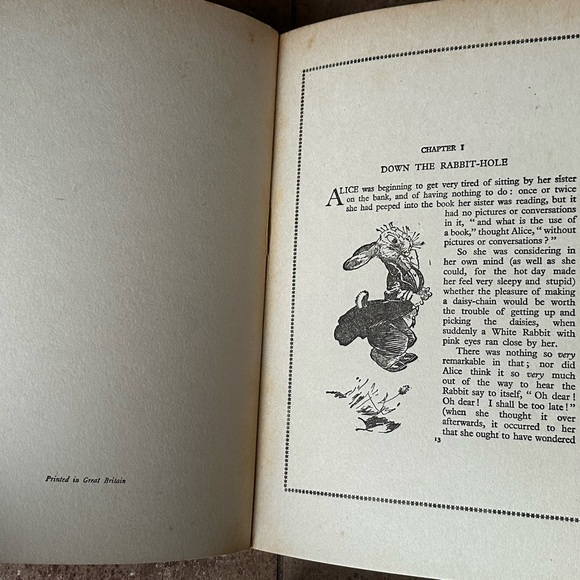 RARE Antique Harry Rountree Alice in Wonderland Color Plates hardcover book - Picture 8 of 12